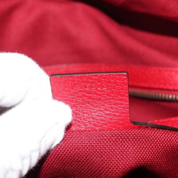 GUCCI Backpack Canvas Blue Red 473872 Auth BA7277 - Picture 11 of 16